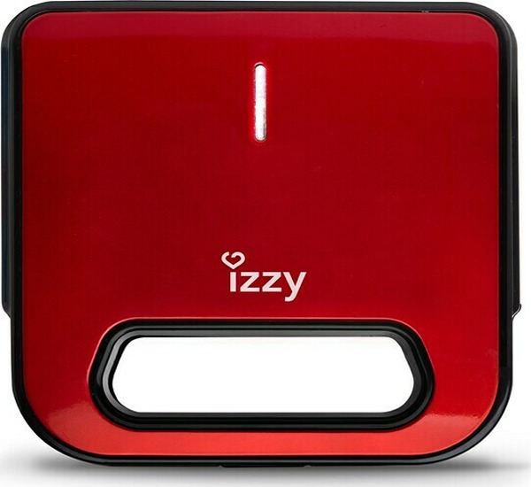 Izzy-Τοστιέρα-800W-Κόκκινη