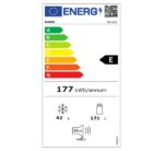 Robin Ψυγείο Δίπορτο 213lt Υ144xΠ54xΒ54εκ. Λευκό