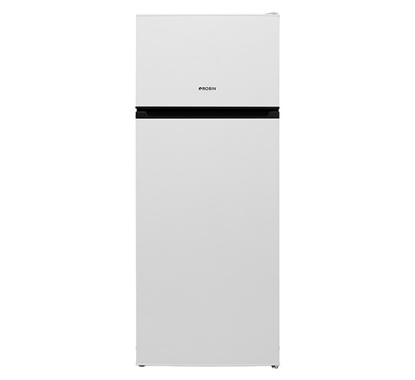 Robin Ψυγείο Δίπορτο 213lt Υ144xΠ54xΒ54εκ. Λευκό