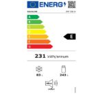 Ψυγειοκαταψύκτης-326lt-TotalNFrost-Inox Davoline Υ201xΠ60xΒ60.5εκ.