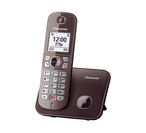 Panasonic-Ασύρματο-Τηλέφωνο-Μαύρο