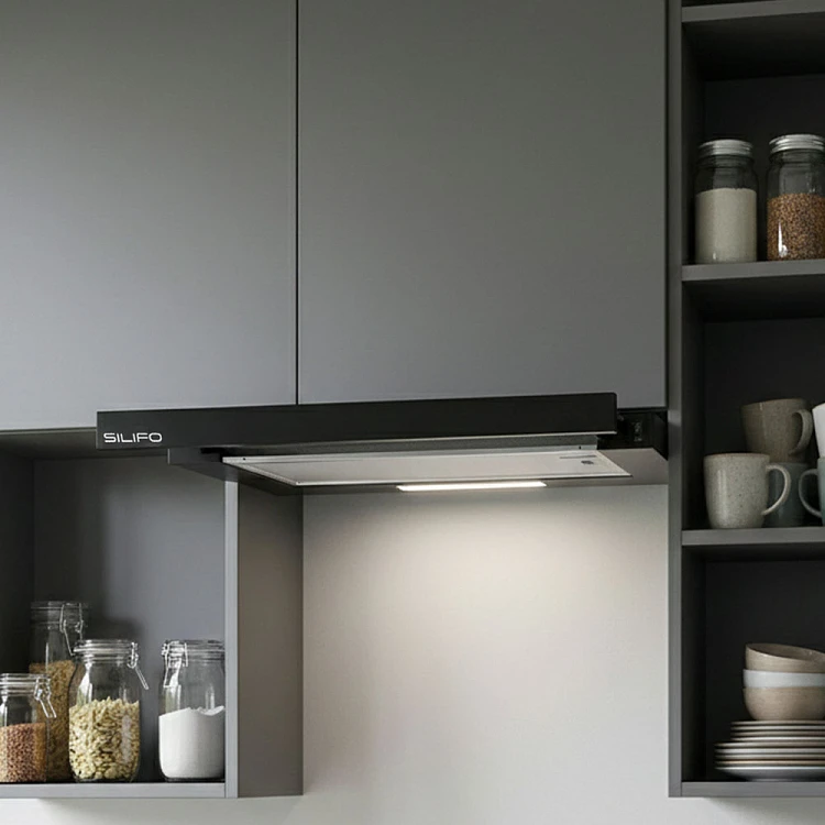 SILIFO-sf6665-black-telescopic-cooker-hood