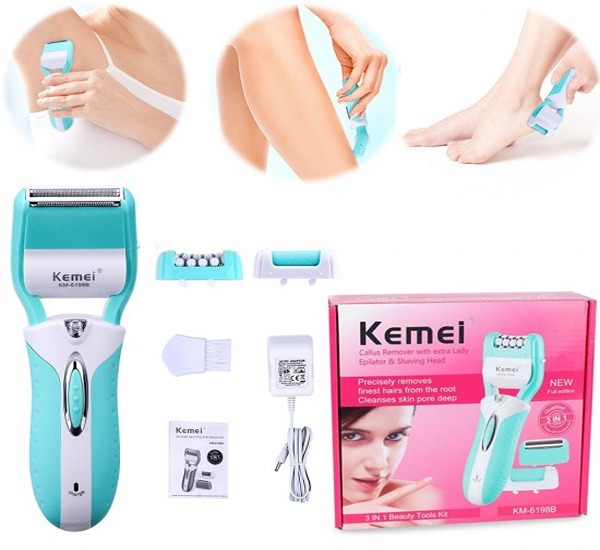 Kemei-Σετ-Αποτρίχωσης-Epilator